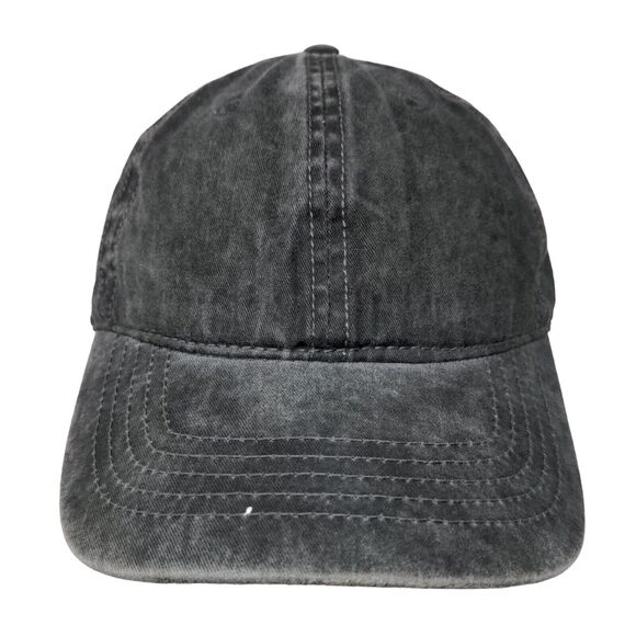 Unbranded Slideback Hat Gray OSFM Solid Adjustable 6 Panel Blank - Picture 1 of 8